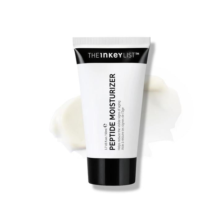The INKEY List moisturizer front packaging showing clean tube benefit: clear product ID