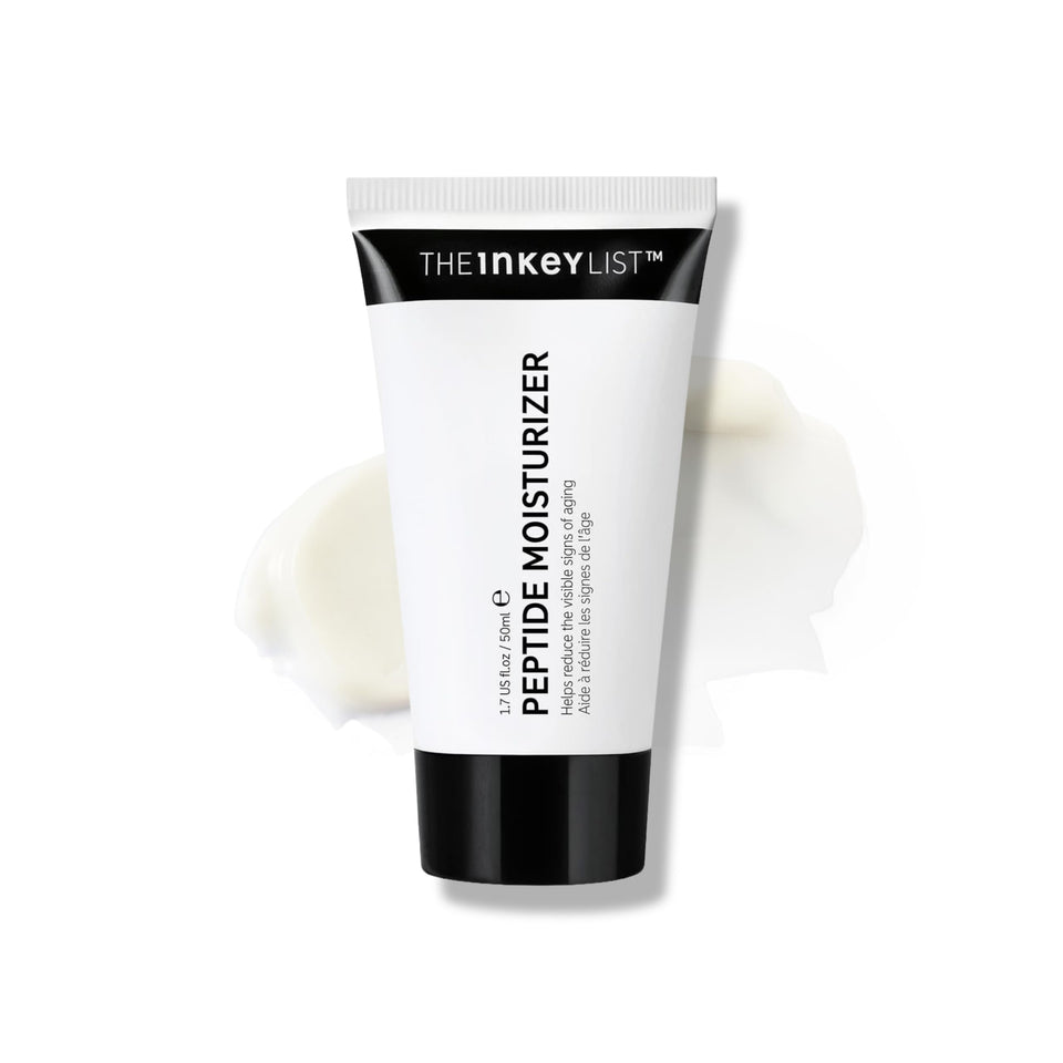 The INKEY List moisturizer front packaging showing clean tube benefit: clear product ID