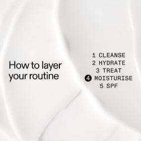 The INKEY List moisturizer dispensing a pea-sized amount for easy application and control