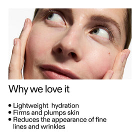 The INKEY List moisturizer texture close-up showing lightweight cream for fast absorption