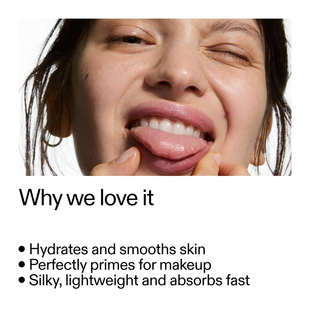 The INKEY List serum droplet texture close-up demonstrating silky, lightweight hydration