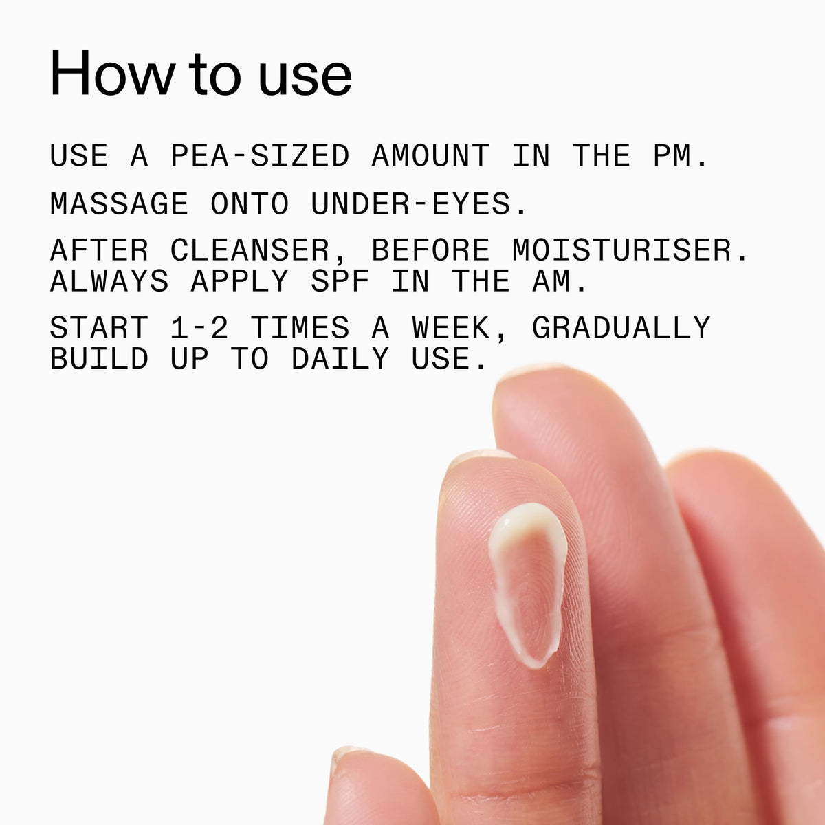 The INKEY List beside a common object to show 0.5 fl oz scale
