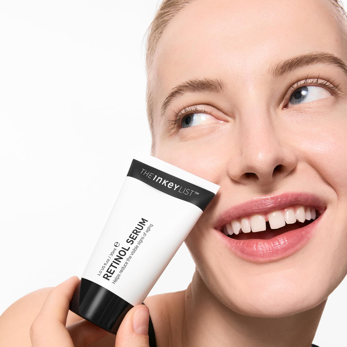 The INKEY List label closeup highlighting formulation and vegan benefit