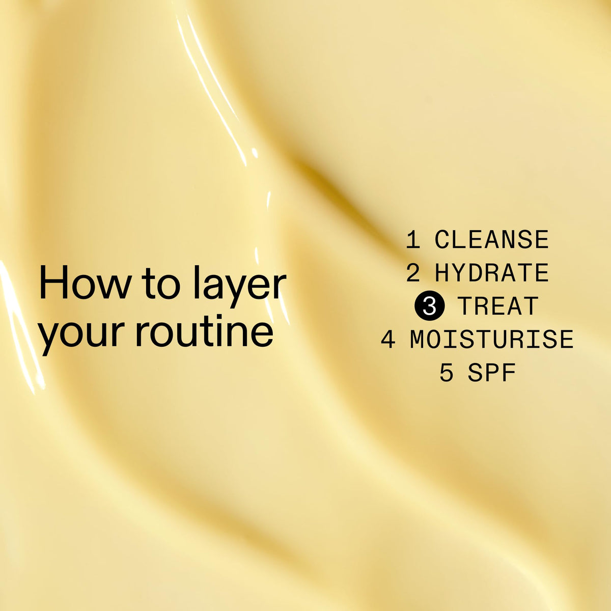 The INKEY List texture closeup showing lightweight serum for easy absorption