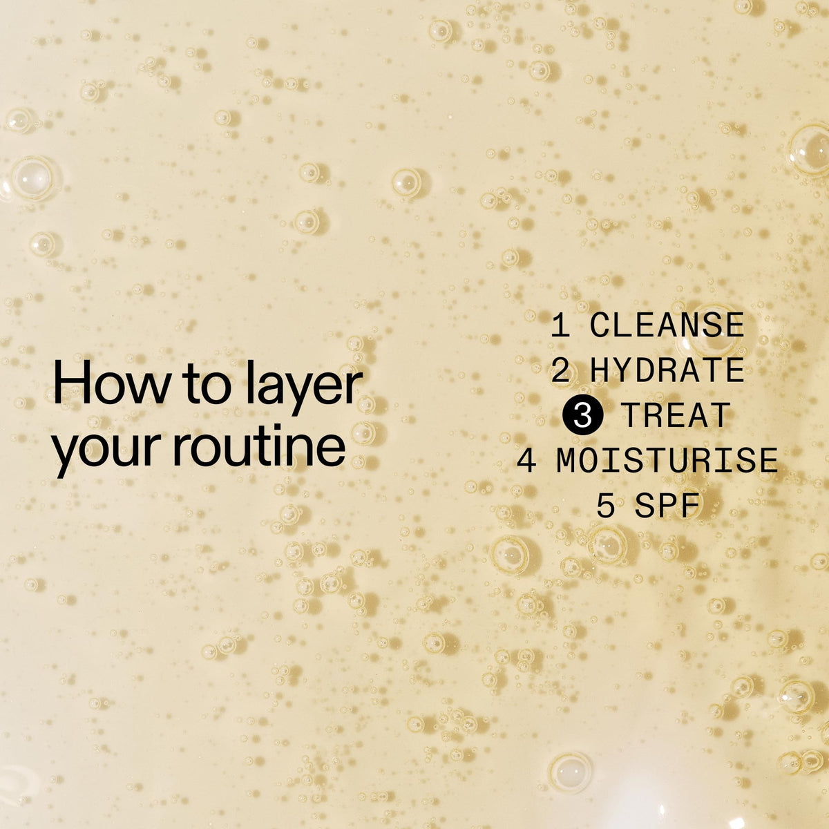 The INKEY List serum on hand for scale, demonstrates lightweight consistency and quick absorption