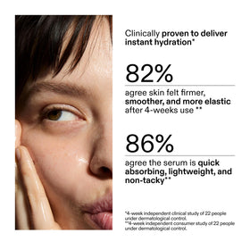 The INKEY List serum layered under moisturizer to lock in hydration