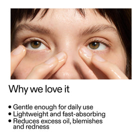 The INKEY List serum texture close-up illustrating lightweight, quick-absorbing formula