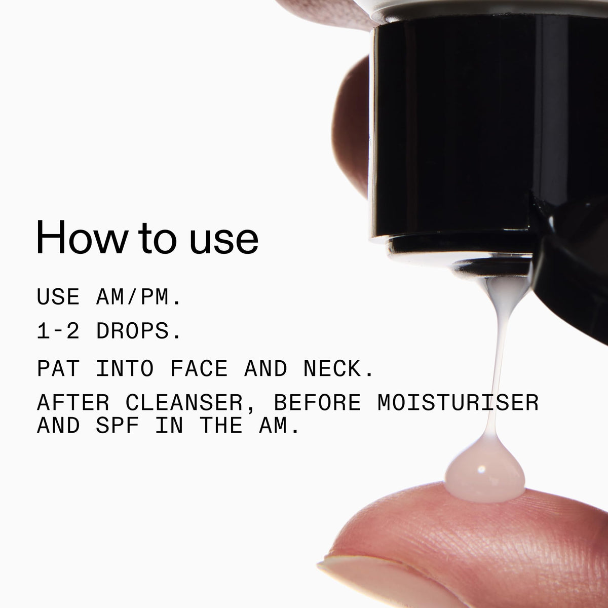 The INKEY List bottle in hand to show 30ml scale and travel-friendly convenience