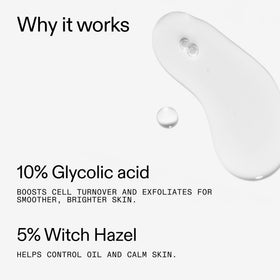 The INKEY List toner held in hand for size comparison and convenient travel-friendly benefit