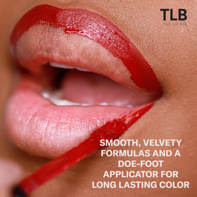 The Lip Bar applicator wand detail for precise one-swipe application