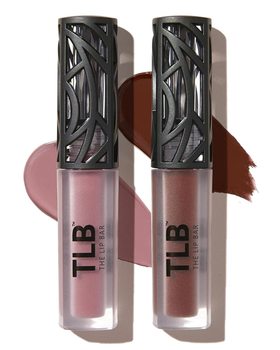 The Lip Bar front packaging showing both mini shades for easy shade choice