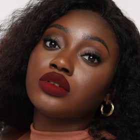 The Lip Bar lips application step-by-step showing buildable coverage