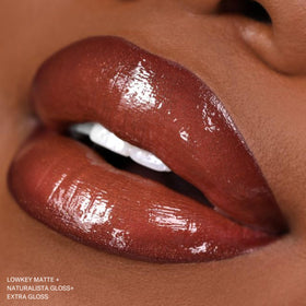 The Lip Bar texture close-up illustrating creamy transfer and velvety matte finish