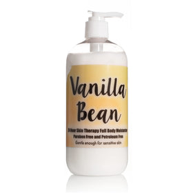 The Lotion Company front packaging showing vanilla bean scent and benefits