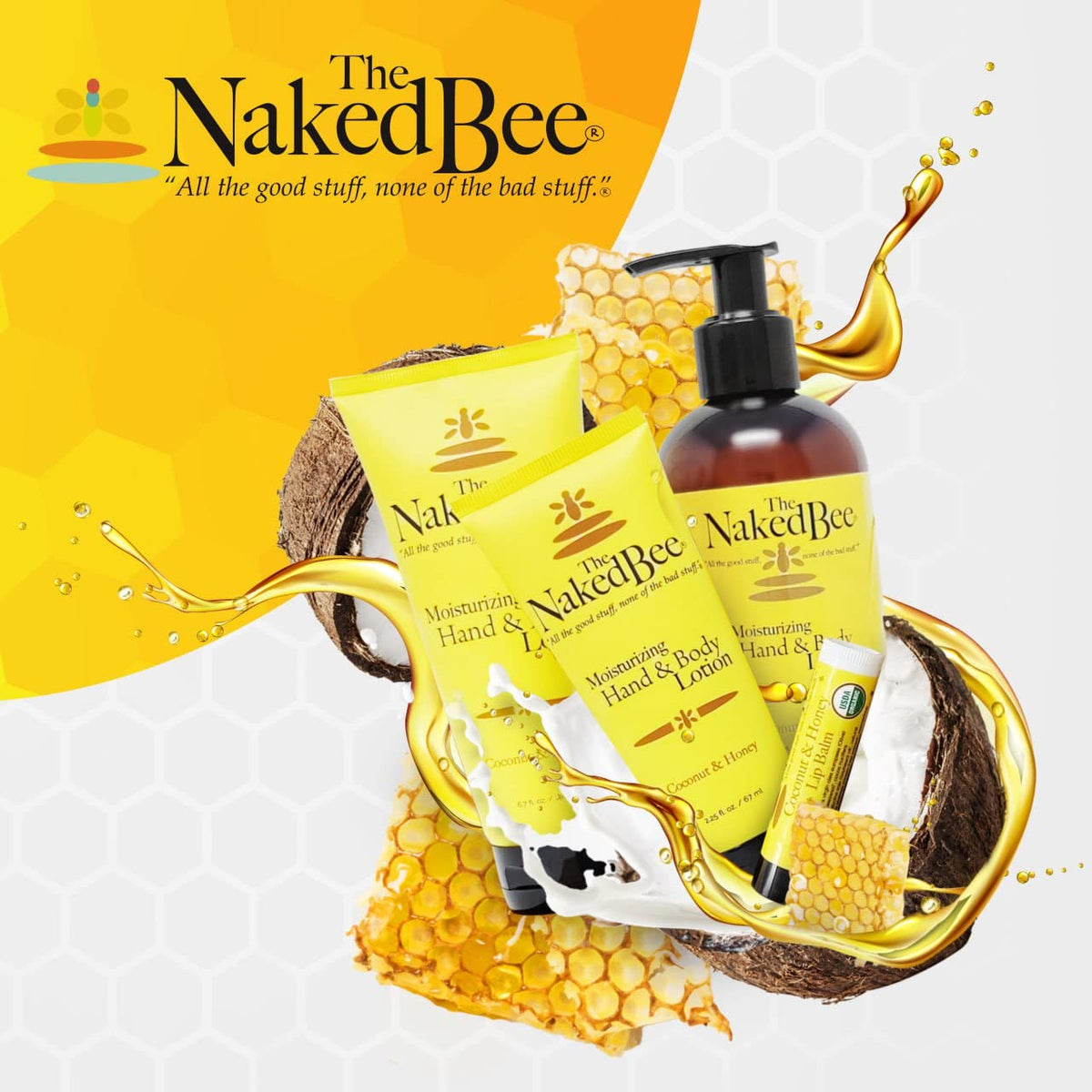 The Naked Bee applying balm to heel demonstrating targeted hydration and softening
