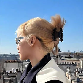 The Only One close-up of acetate texture highlighting smooth finish and hair-friendly surface