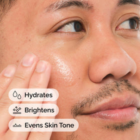 The Ordinary oil applied on skin showing quick absorption and barrier support