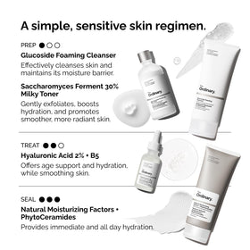 The Ordinary cleanser on bathroom counter showing everyday skincare ease