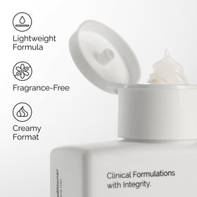 The Ordinary creamy conditioner texture close-up demonstrating smooth slip for detangling