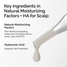 The Ordinary bottle close-up dispensing serum drop, showing precise application control