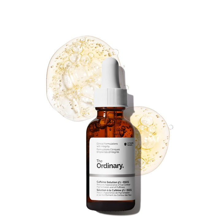 The Ordinary front packaging showing bottle and cap, clear branding and simple design benefits quick identification