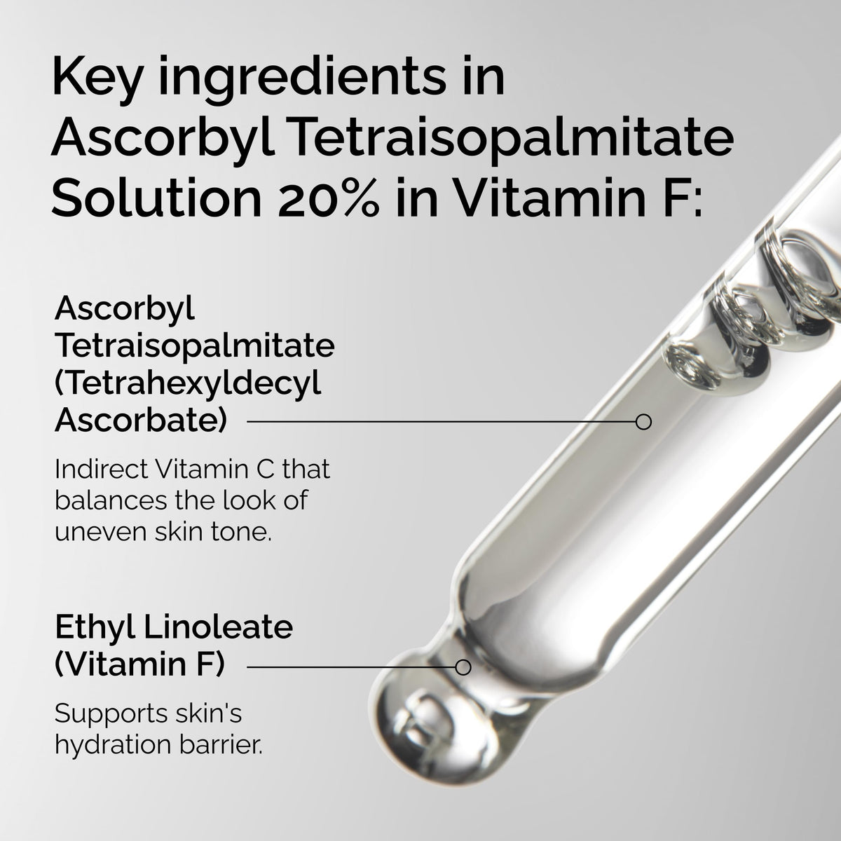 The Ordinary dropper dispensing oil texture demonstrating lightweight hydration