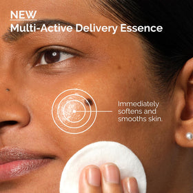 The Ordinary essence pouring drop from dropper demonstrating lightweight, fast-absorbing texture