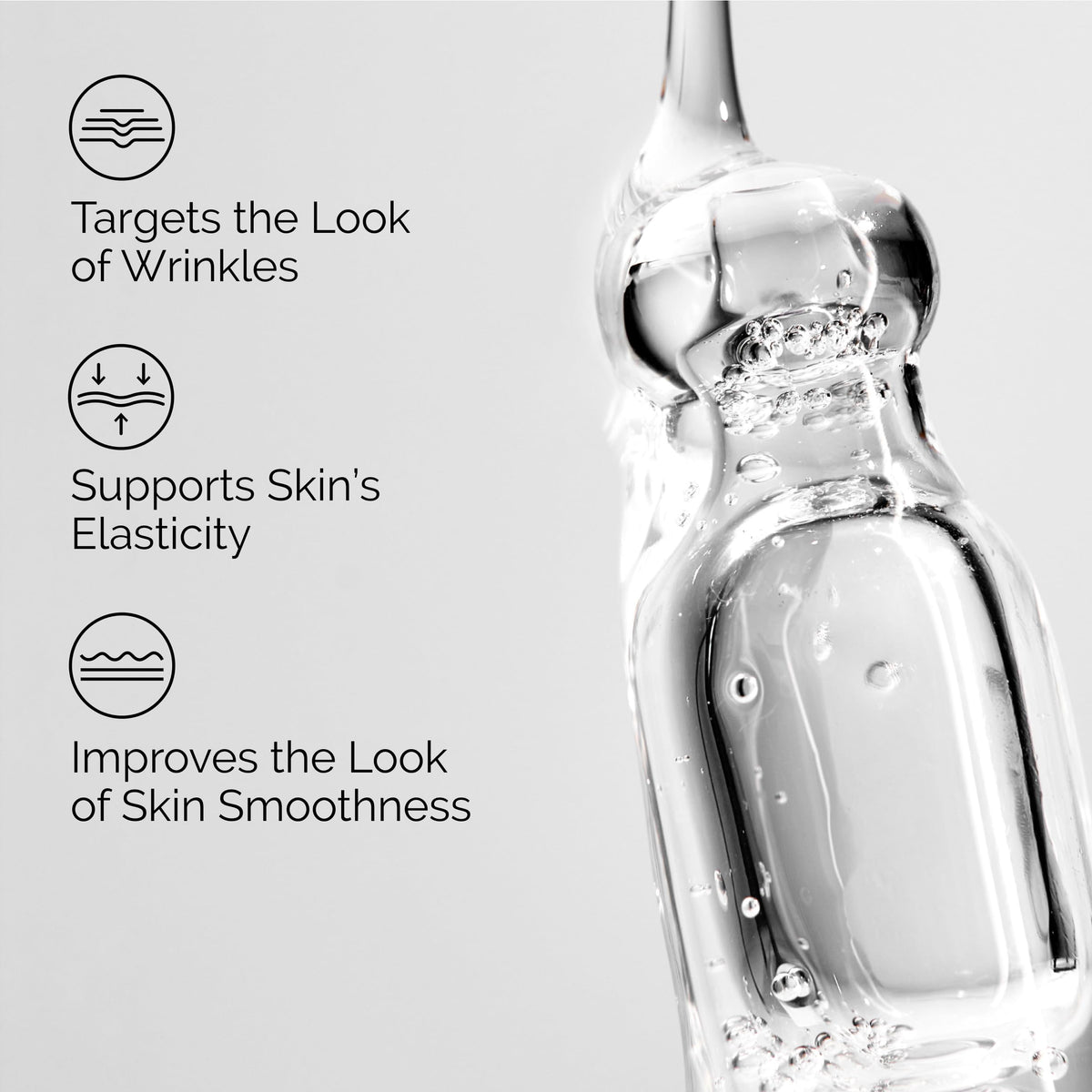 The Ordinary Multi-Peptide Eye Serum dropper dispensing targeted eye treatment