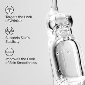 The Ordinary Multi-Peptide Eye Serum dropper dispensing targeted eye treatment