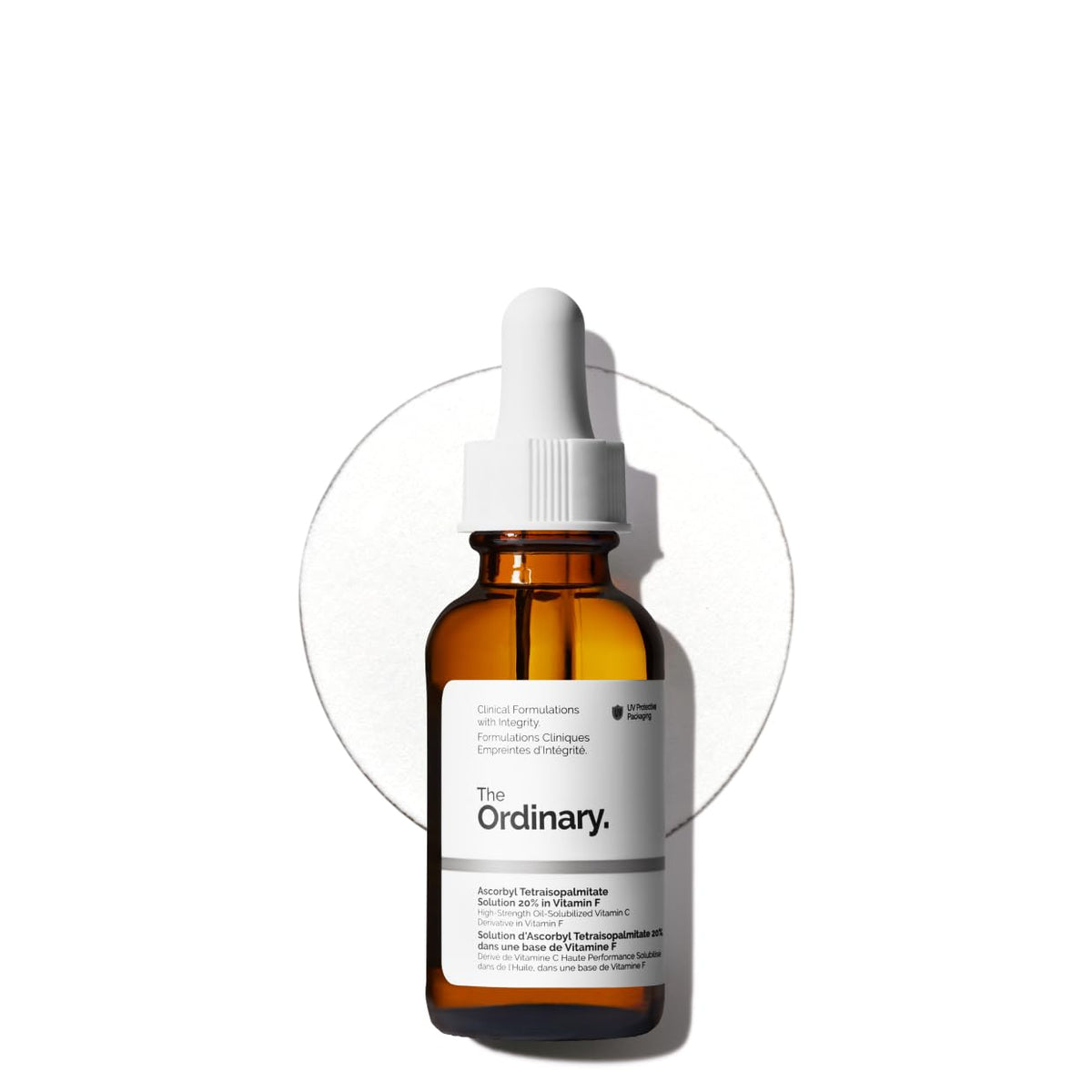 The Ordinary front bottle showing product label and brightening benefit