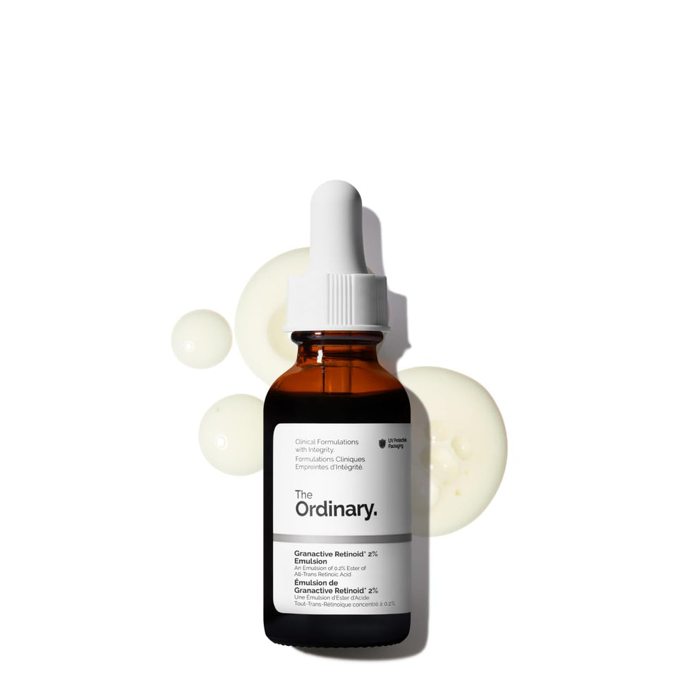 The Ordinary bottle front view showing label and 1 fl oz size benefits hydration