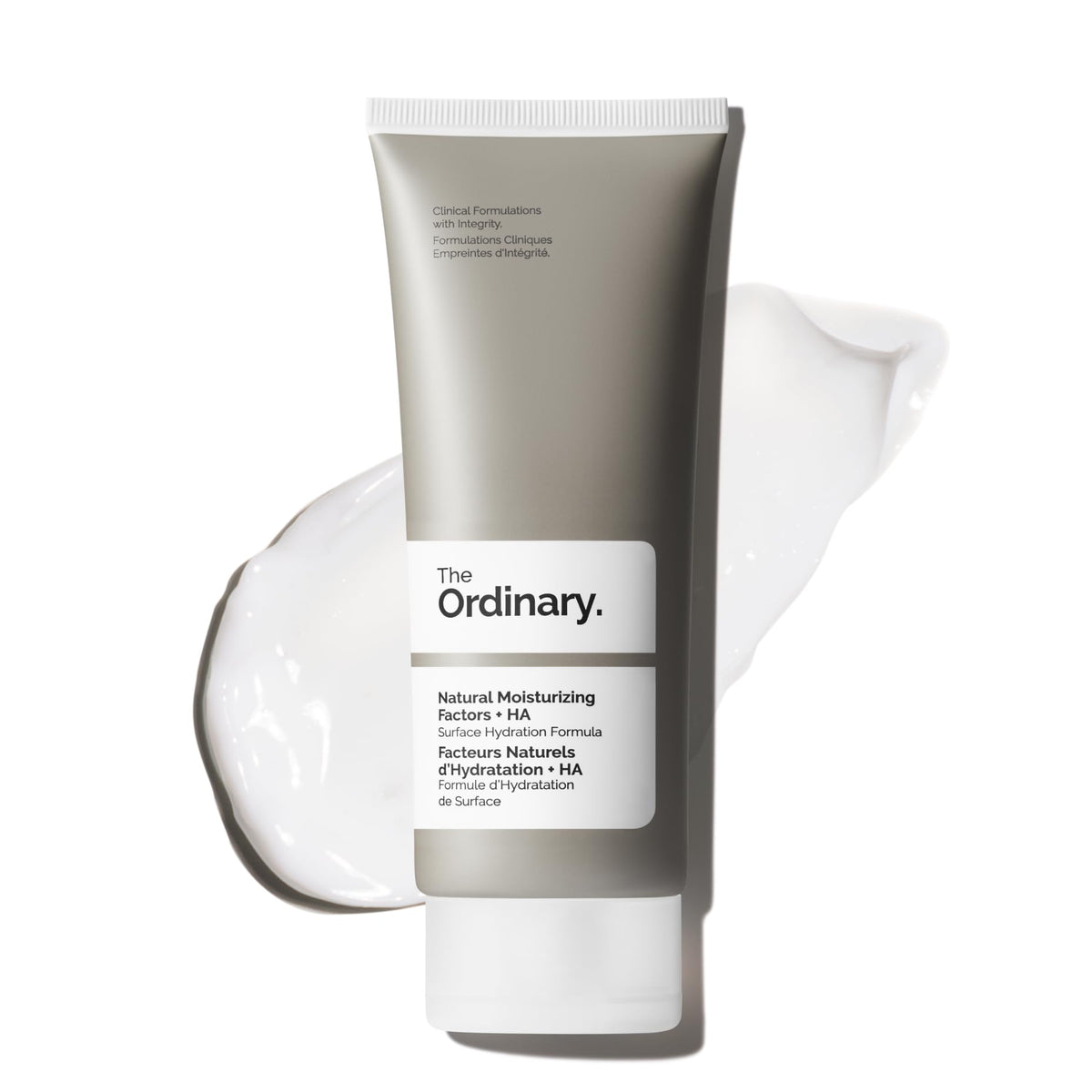 The Ordinary front packaging showing product and clear branding benefit hydration