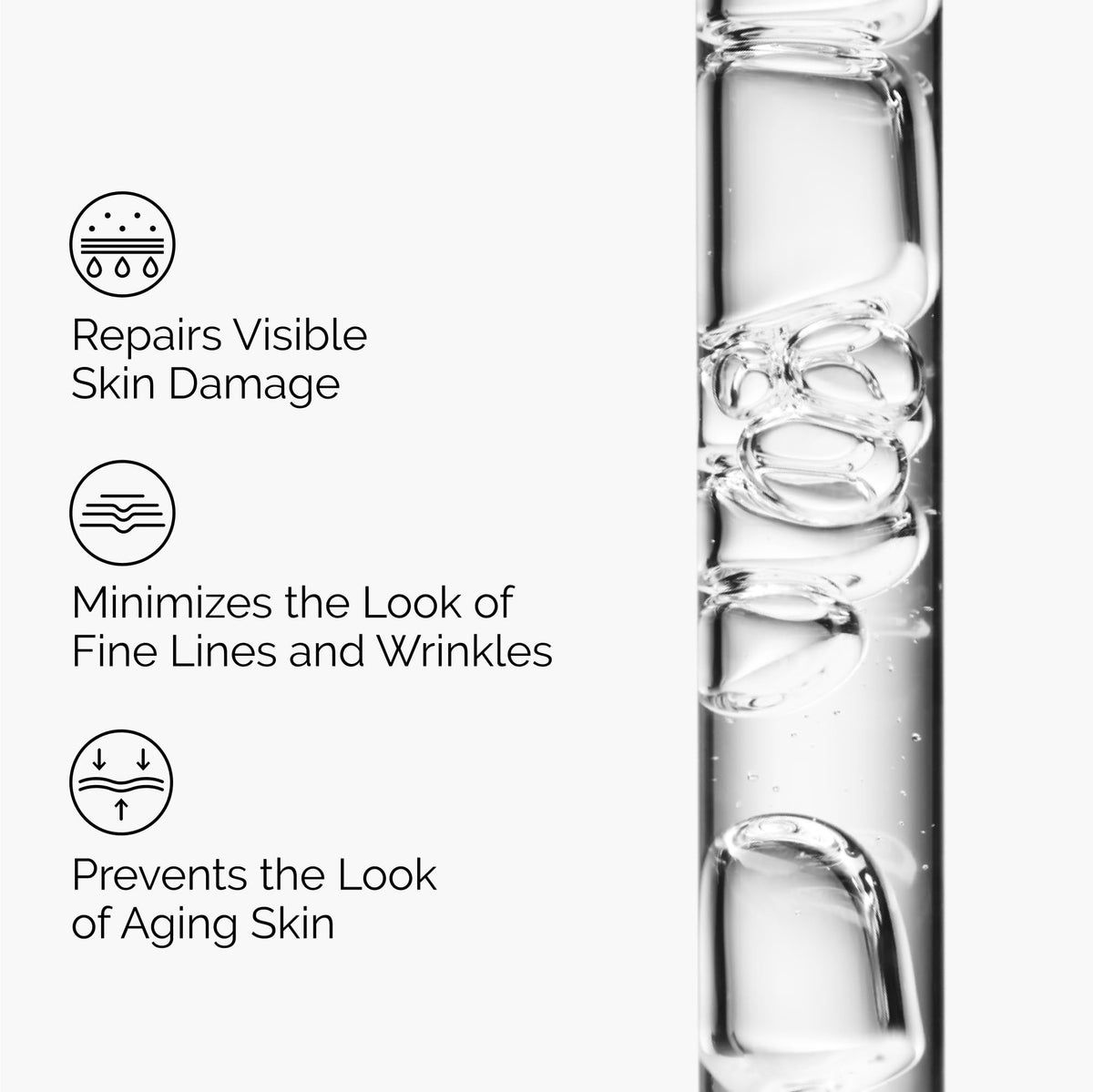The Ordinary GF 15% Solution label close-up with ingredient highlights for targeted skin renewal