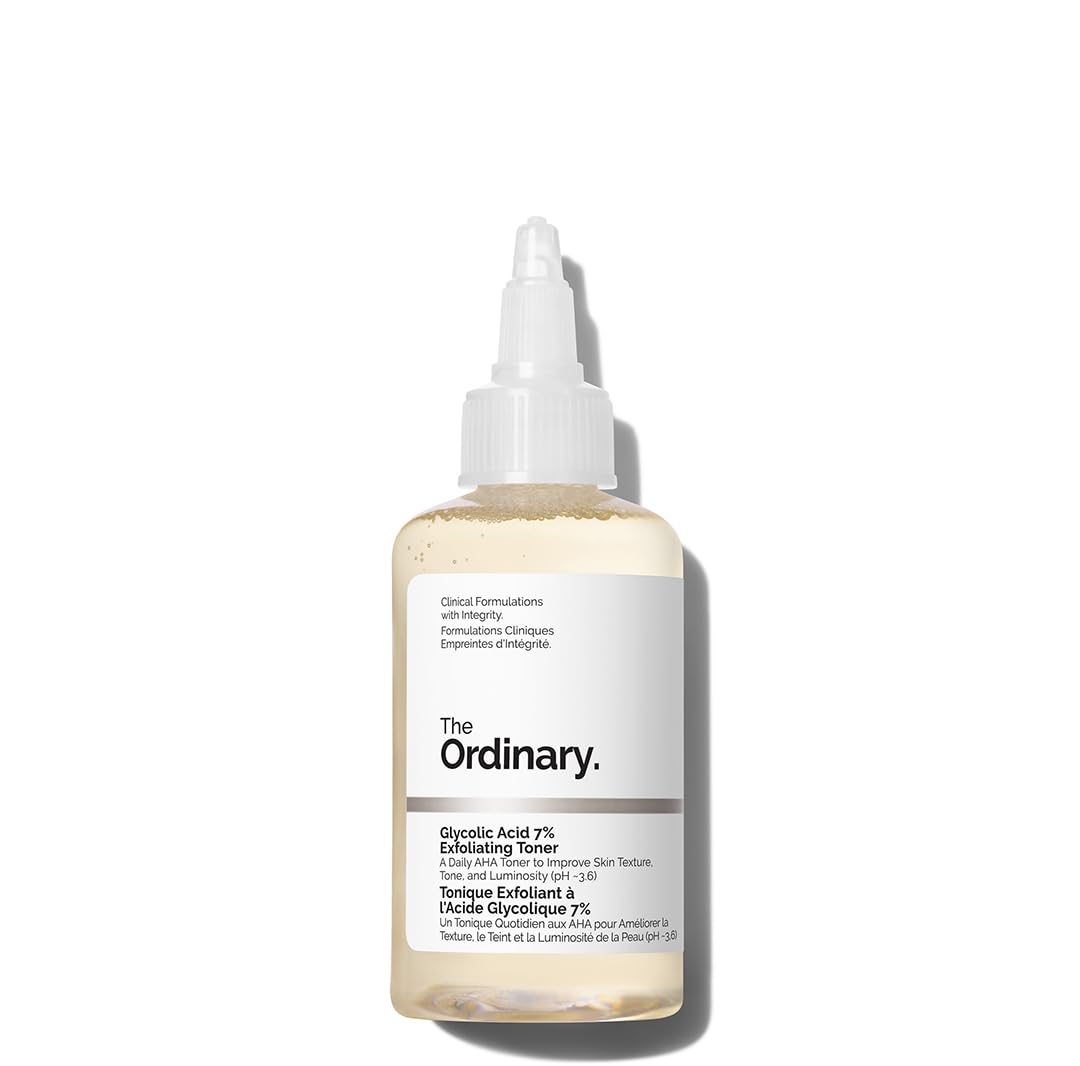 The Ordinary front packaging showing the toner bottle and brand for clear identification and use