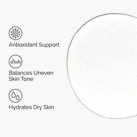 The Ordinary ingredient label close-up highlighting vitamin C derivative benefits