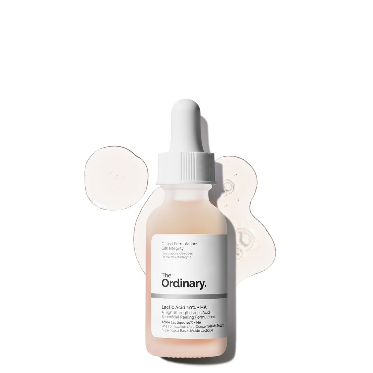 The Ordinary front packaging showing bottle and label, conveys product clarity