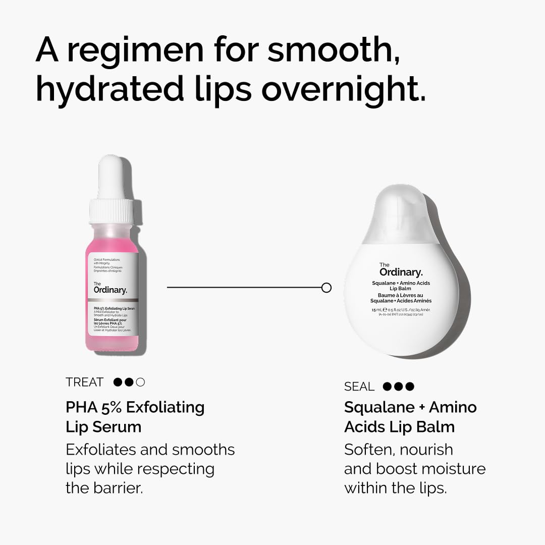 The Ordinary in a nighttime routine setting showing overnight exfoliation benefit