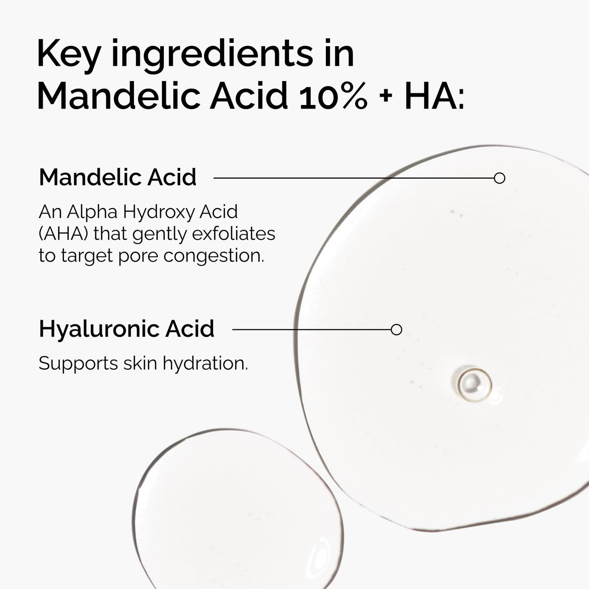 The Ordinary serum texture on glass dropper highlighting smooth hydration benefit