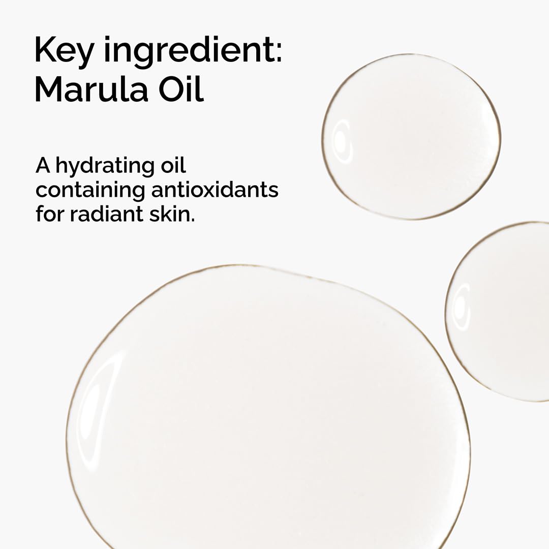 The Ordinary marula oil single droplet close-up highlighting antioxidant-rich texture