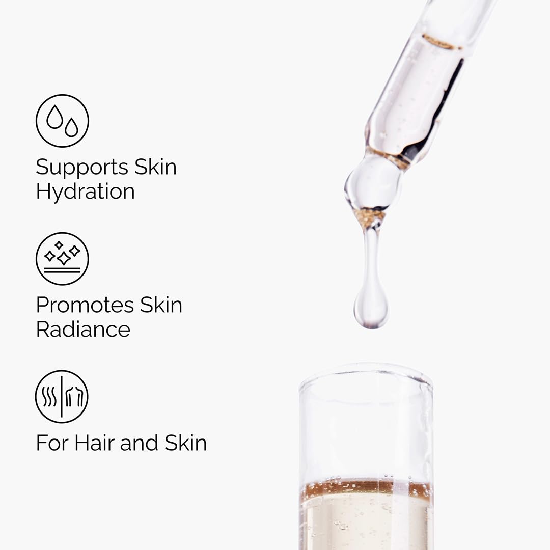 The Ordinary marula oil texture spread on skin showing lightweight hydration