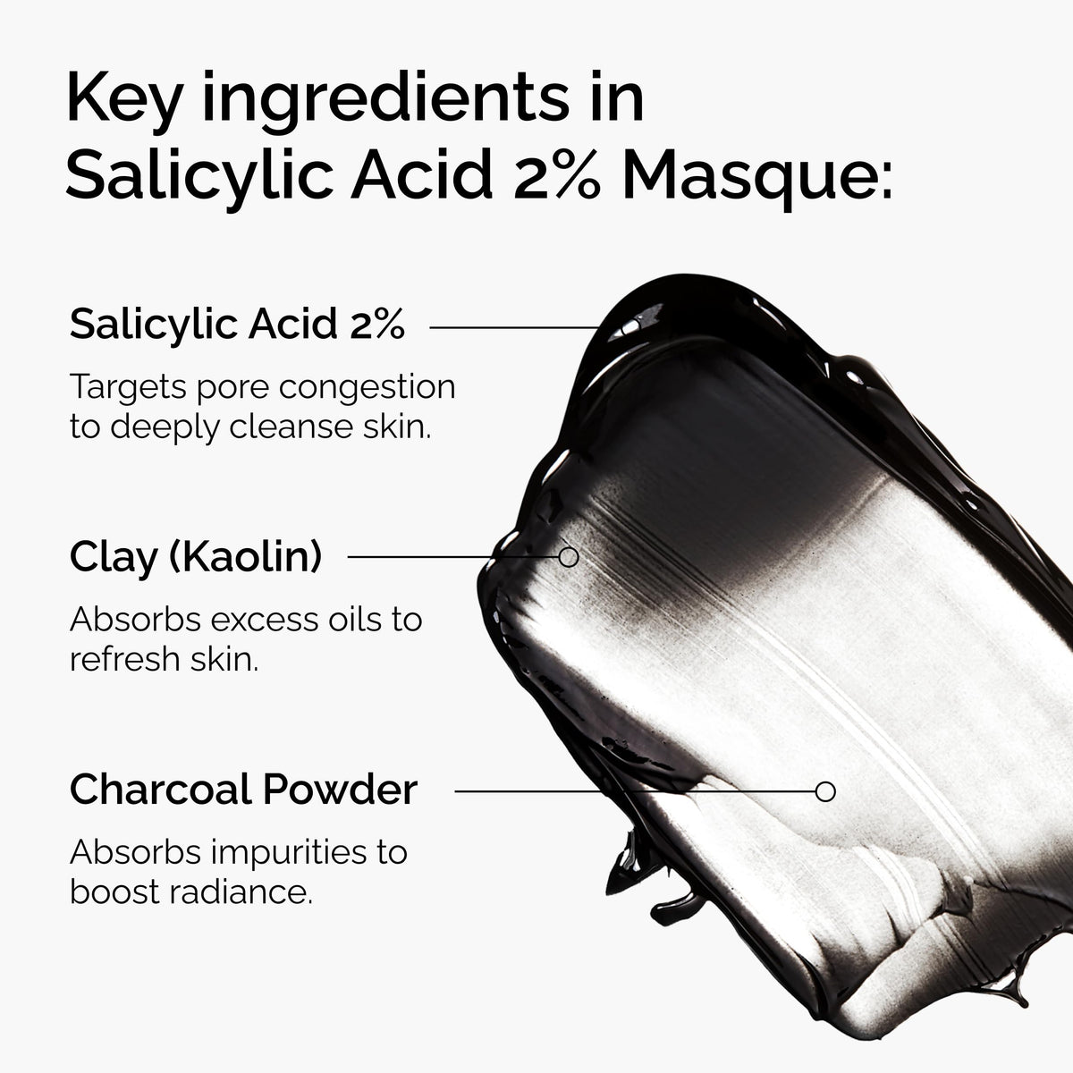 Close-up of The Ordinary masque texture to show thickness and exfoliating action