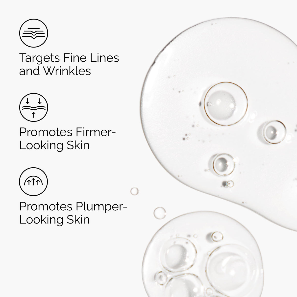 The Ordinary Matrixyl serum texture on skin, lightweight hydration and smooth finish