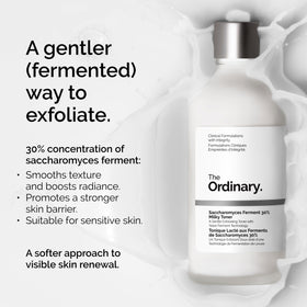 The Ordinary milky toner applied in a skincare routine demonstrating layering ease