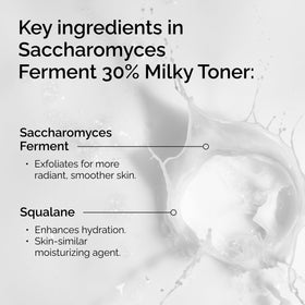 The Ordinary milky toner dispensed from bottle highlighting easy application benefit