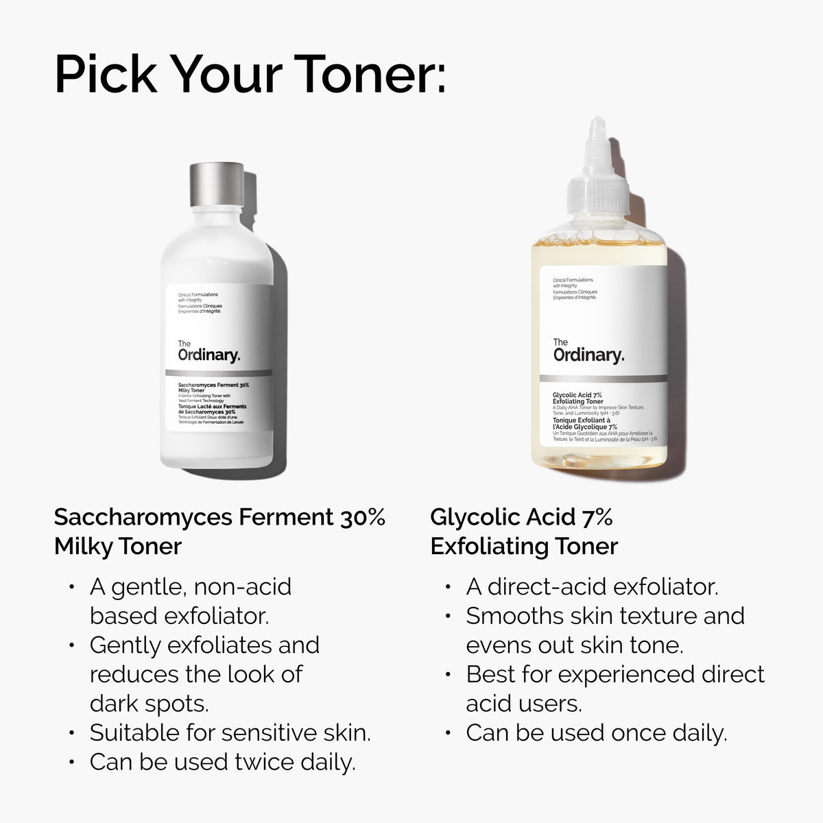 The Ordinary milky toner beside a ruler to show the 3.4 fl oz size benefit