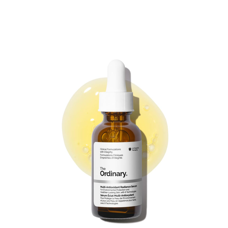 The Ordinary front packaging showing bottle and label for product recognition and trust