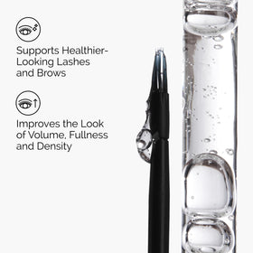 The Ordinary being applied at lash line demonstrating precise applicator and easy use