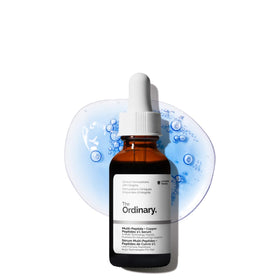 The Ordinary bottle front view showing label and packaging benefits