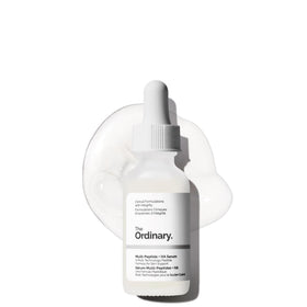 The Ordinary front bottle view showing packaging and clear serum benefit hydration