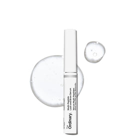 The Ordinary front packaging showing product and brand, highlights sleek clinical design